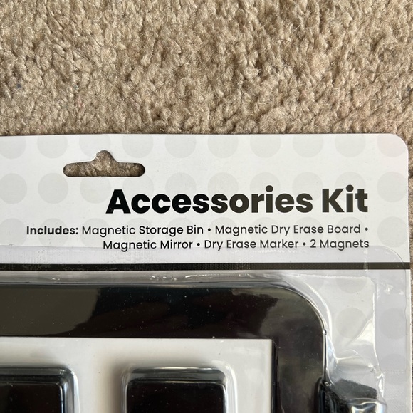 7 Piece Locker Accessory Kit in Black - Picture 2 of 2